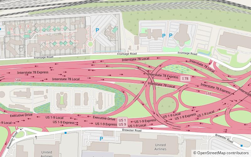 newark airport interchange location map