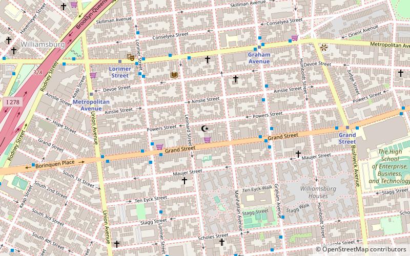 Powers Street Mosque location map