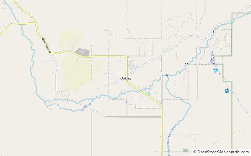 Oakley location map