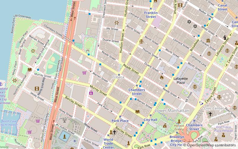 Chambers Street location map