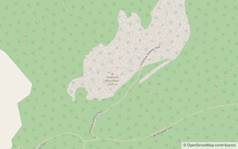 Greyrock Mountain location map