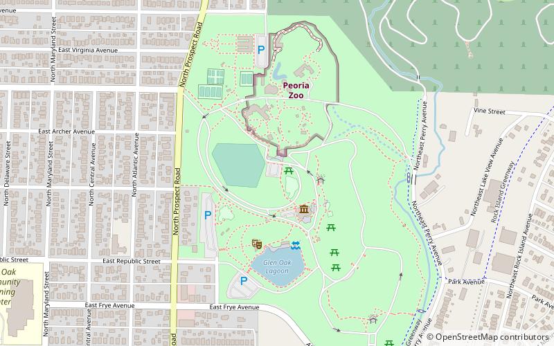 peoria zoo location map