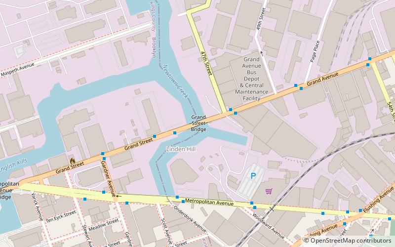 Grand Street Bridge location map