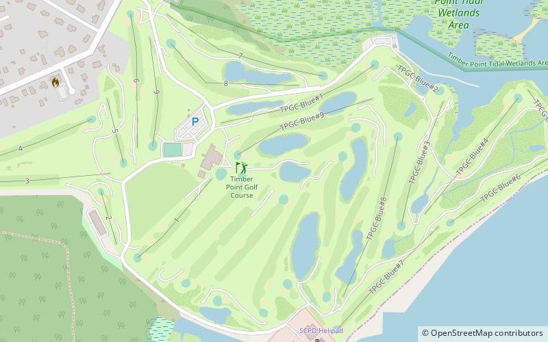 Timber Point Golf Course location map