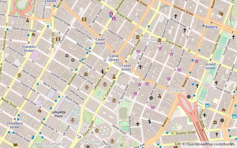 Centre Street location map
