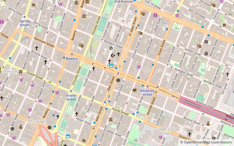 Calle Delancey location map