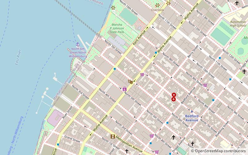 Music Hall of Williamsburg location map