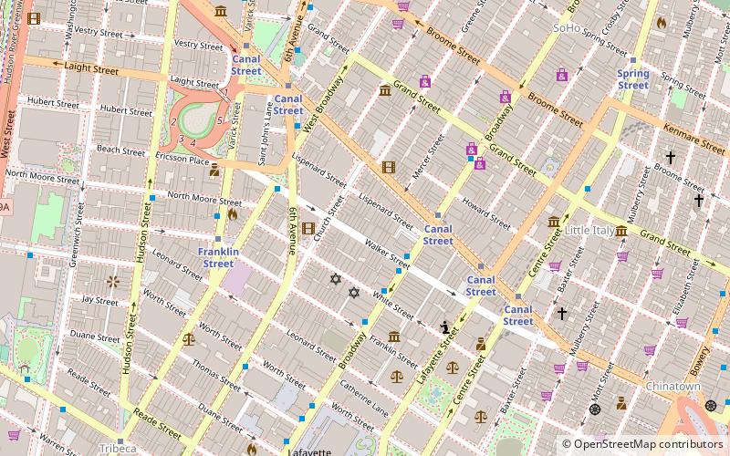 Soho Repertory Theatre location map