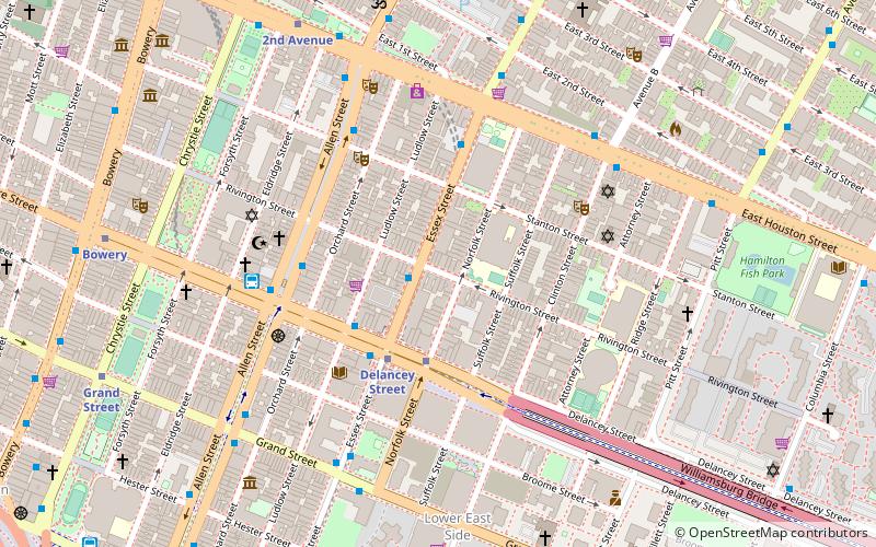 Rivington Street location map