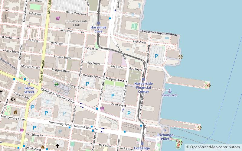 Trump Bay Street location map