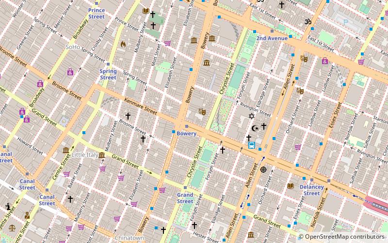 Bowery Ballroom location map
