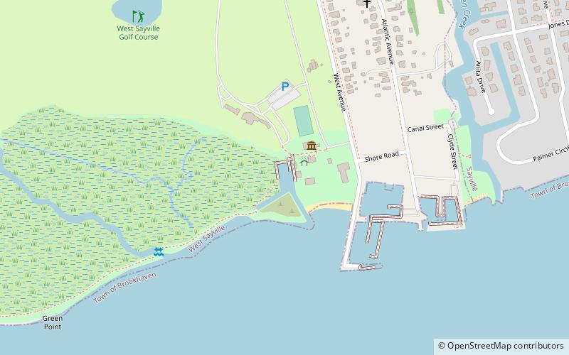 Long Island Maritime Museum location map