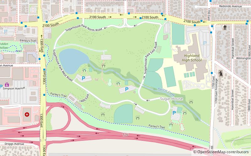 Sugar House Park location map