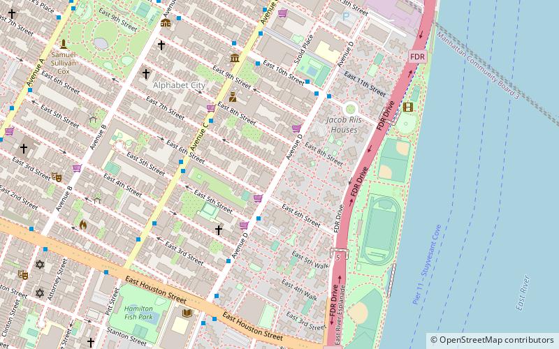 Avenida D location map