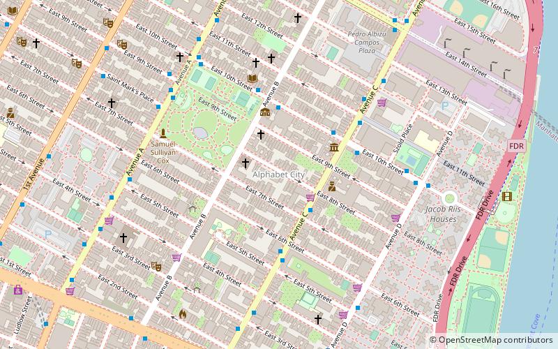 alphabet city nueva york location map