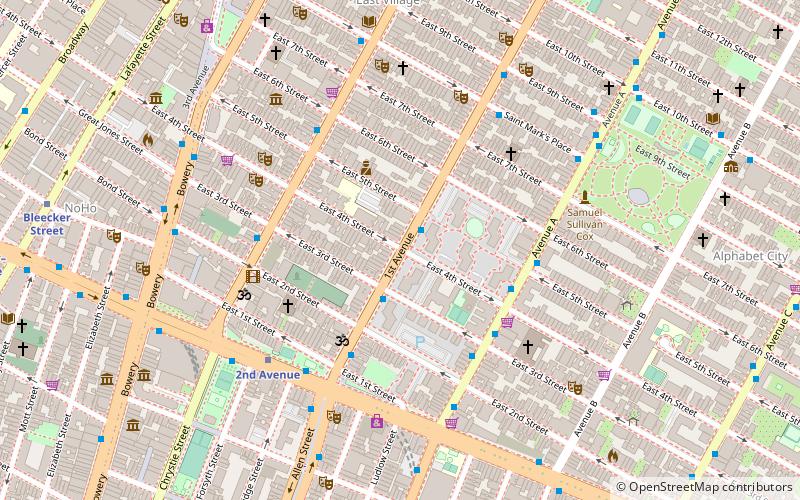 4th Street location map