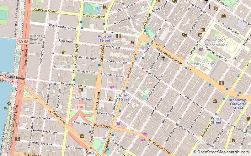 Vandam Street location map