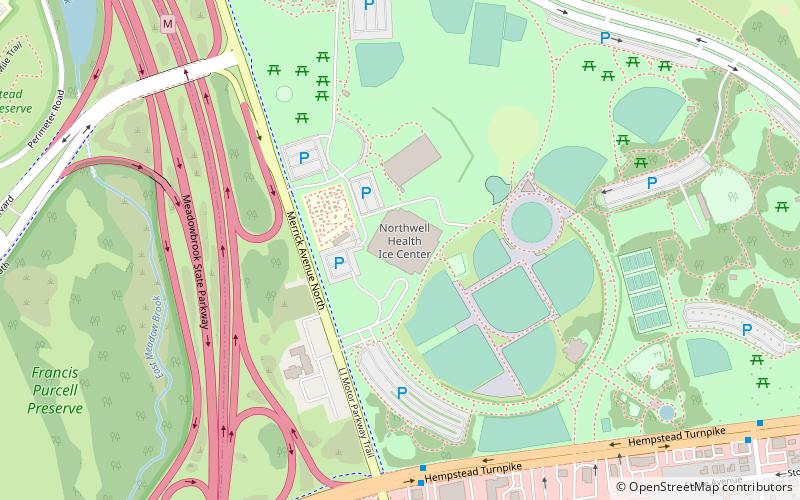 Northwell Health Ice Center location map