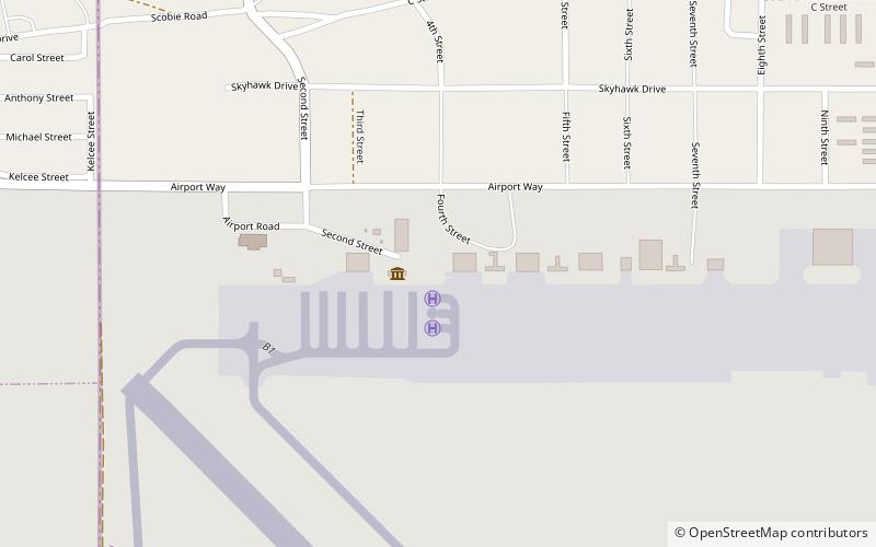 Fairchild C-123 Provider location map