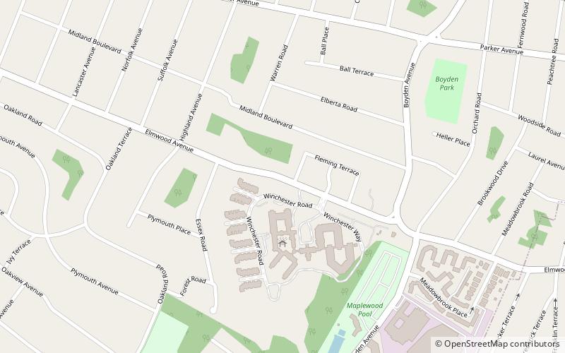 Ward Homestead location map