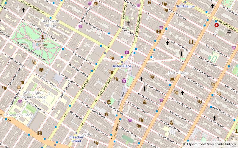 Joe's Pub location map