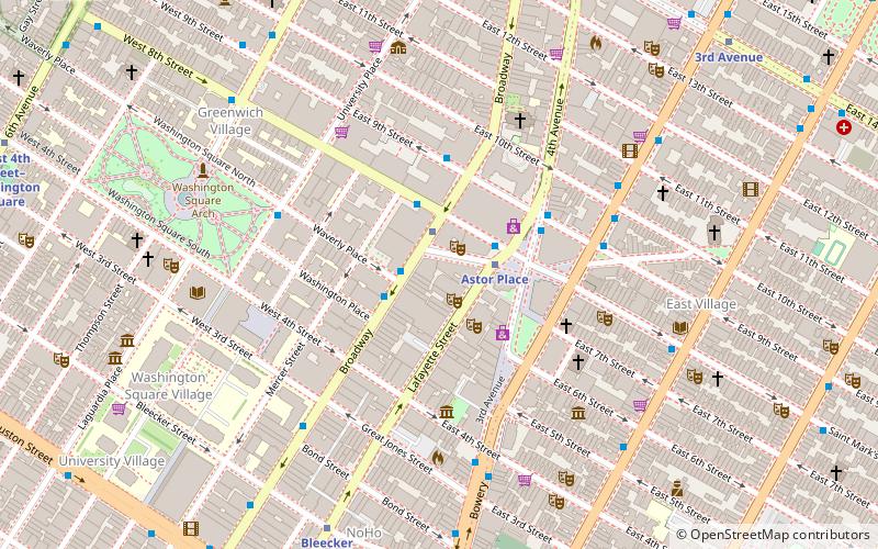 Astor Place location map