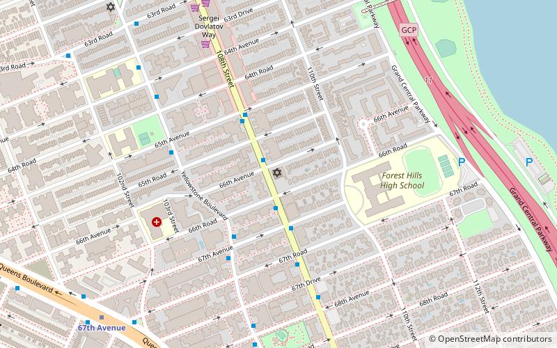 Queens Jewish Center location map