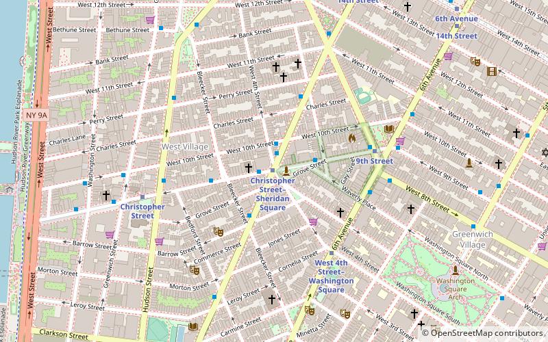 Church of St. Joseph in Greenwich Village location map
