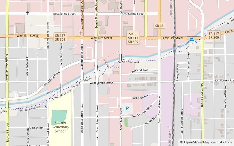 Lima Cleaning and Pressing Company Building location map