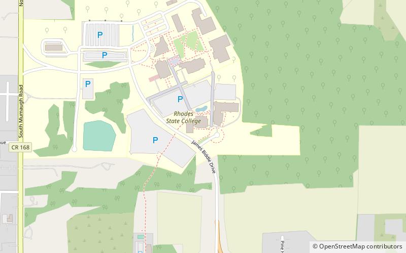 Rhodes State College location map