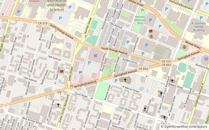 Prince Street Synagogue location map