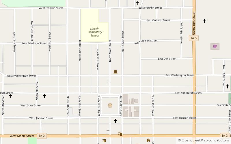 Appanoose County Sheriff's House and Jail location map