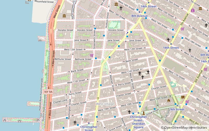Bank Street location map