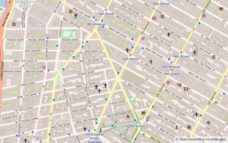 Greenwich Avenue location map