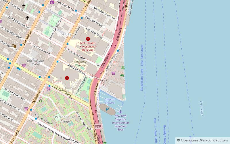 Waterside Plaza location map