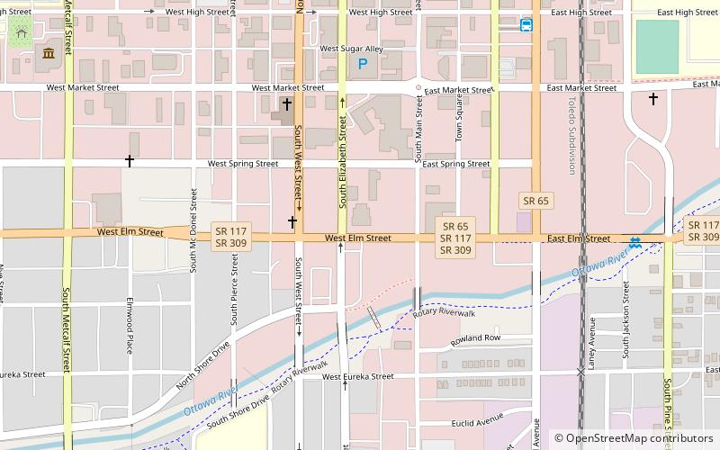 Lima Memorial Hall location map