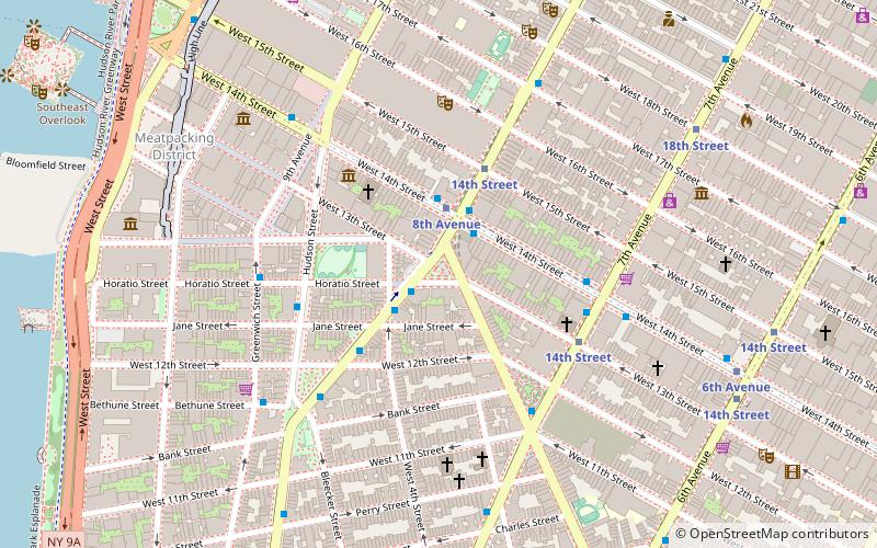 Jackson Square Park location map