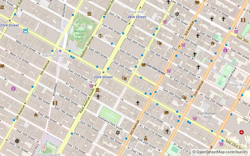 Gramercy Theatre location map