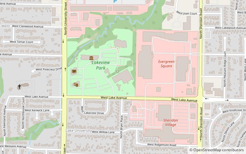 Owens Center location map