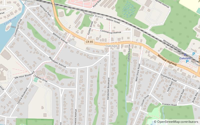 oakdale islip location map