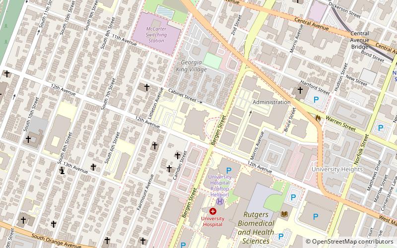 george f smith library of the health sciences newark location map