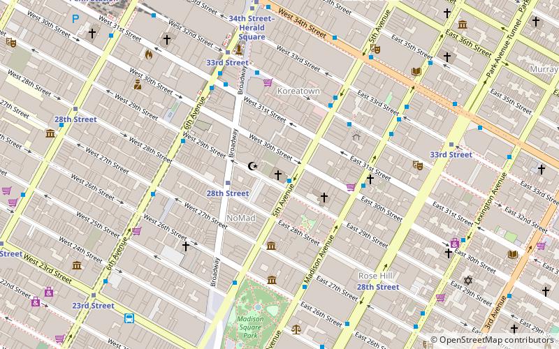 Collégiale Marble de New York location map