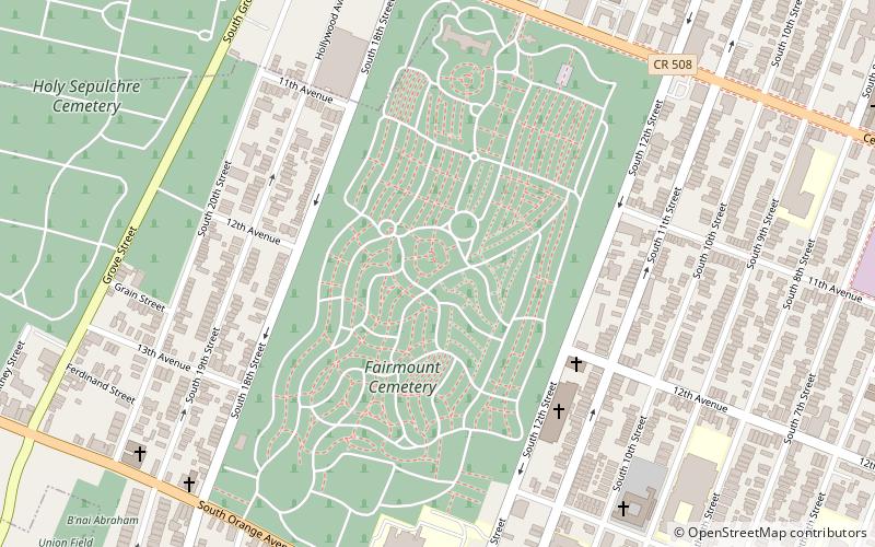 Fairmount Cemetery location map