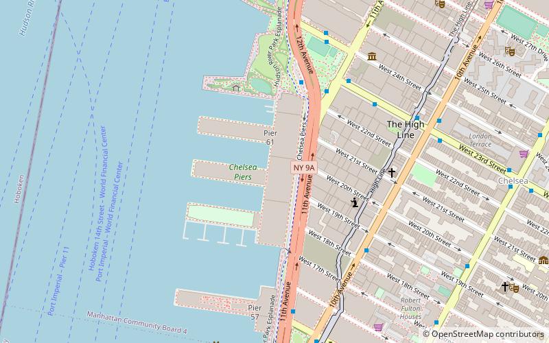 Chelsea Piers location map