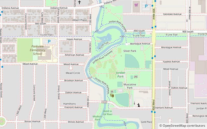 International Peace Gardens location map