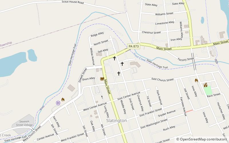 Slatington location map