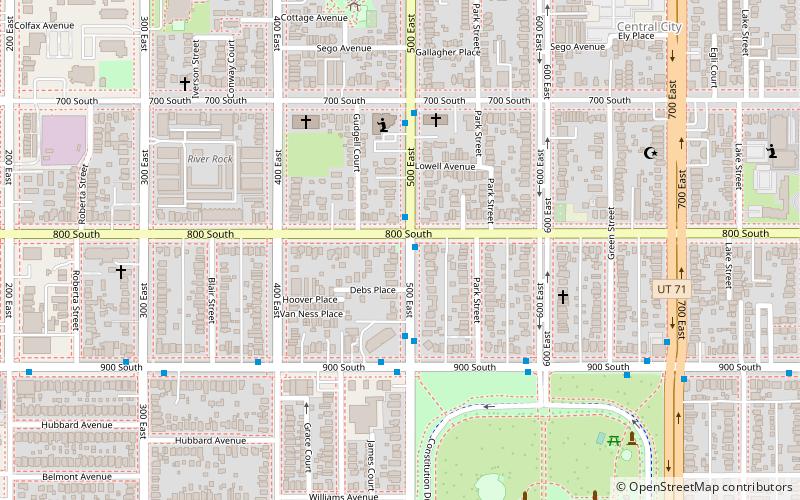 Artesian Well Park location map