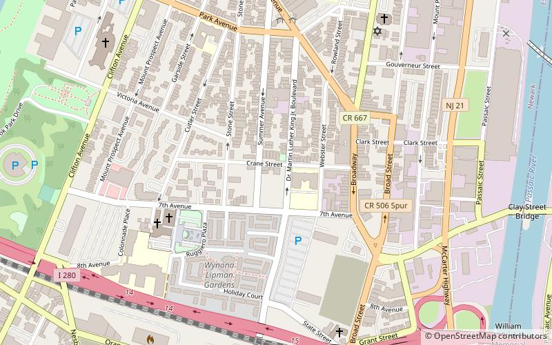 Seventh Avenue location map