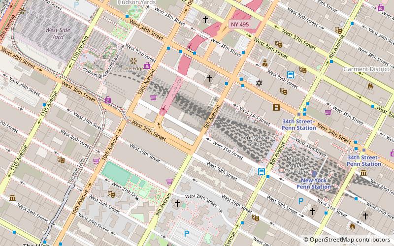 One Manhattan West location map