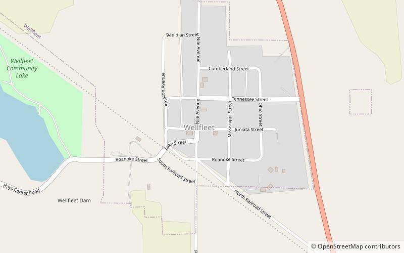 Wellfleet location map